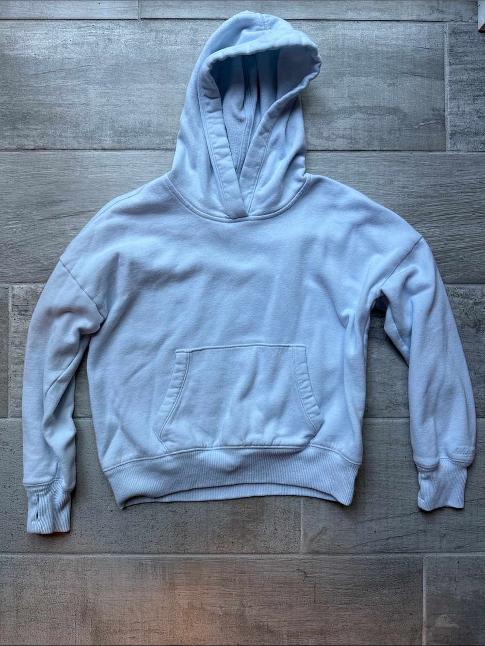 abercrombie kids Light Blue Crewneck Hoodie